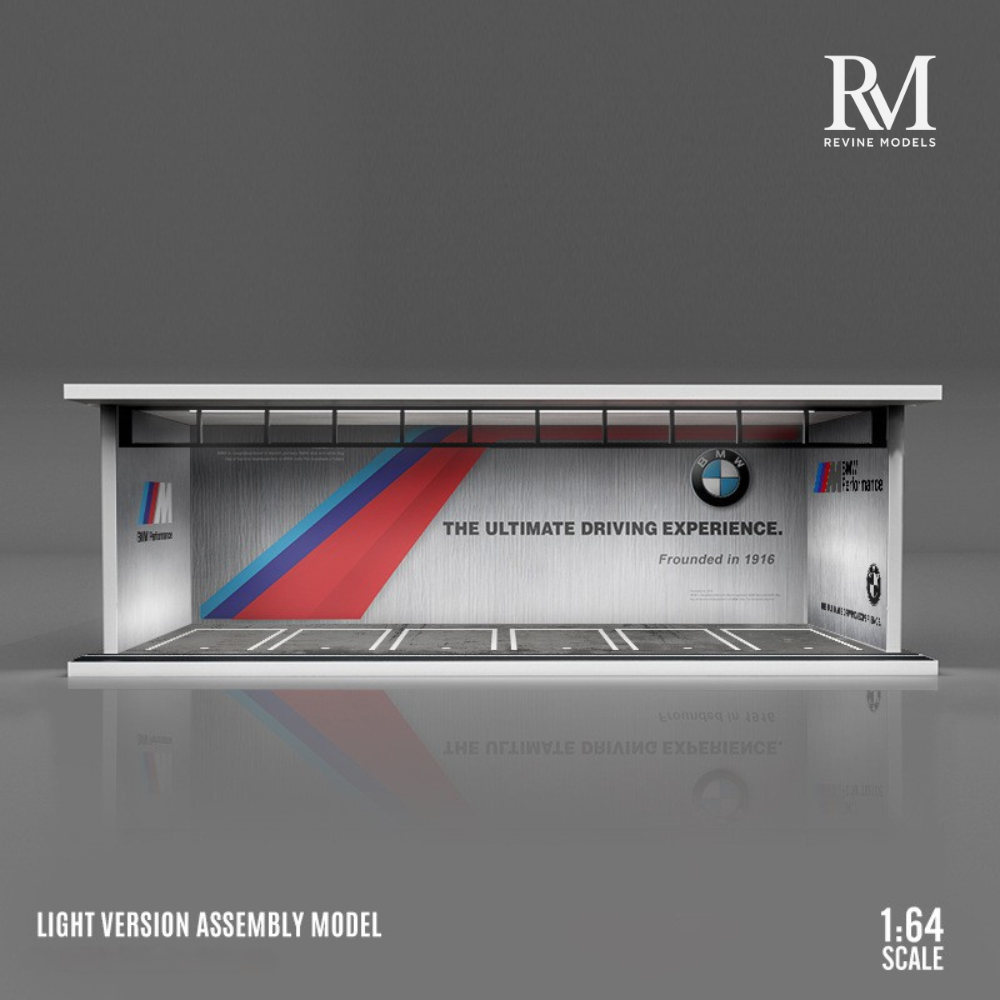 Hot Wheels Display Case 1/64 Scale LED Garage – Diecast Car Display for Collectors