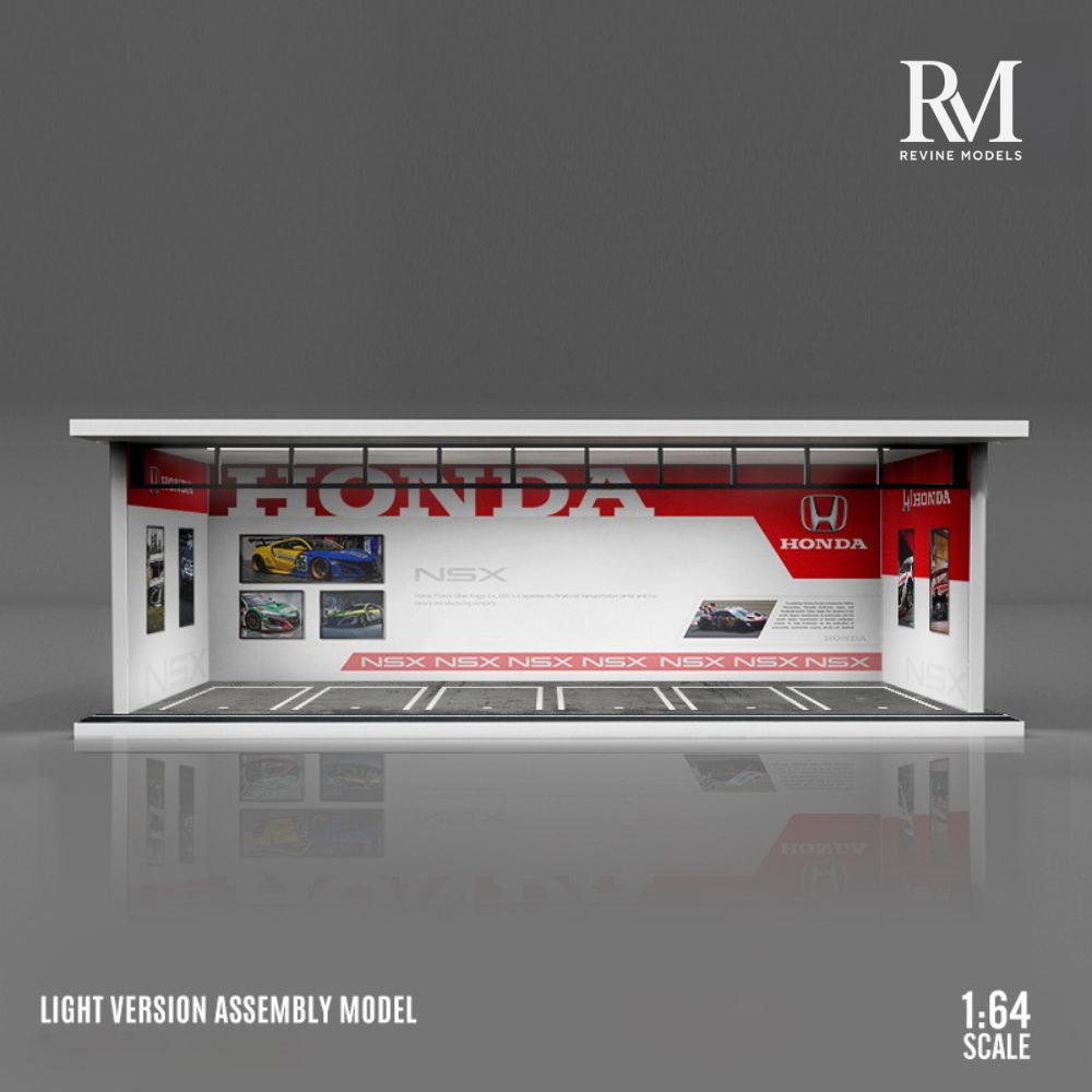 Hot Wheels Display Case 1/64 Scale LED Garage – Diecast Car Display for Collectors