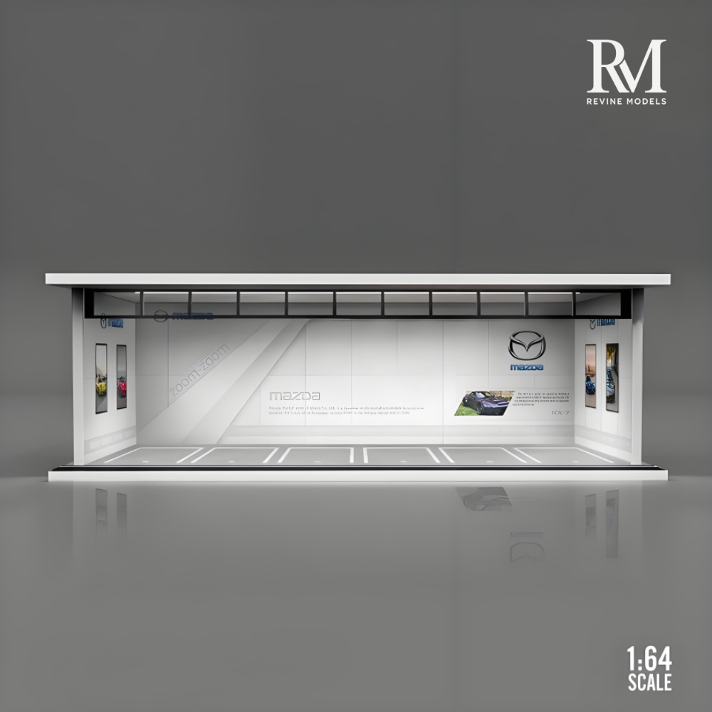 Hot Wheels Display Case 1/64 Scale LED Garage – Diecast Car Display for Collectors