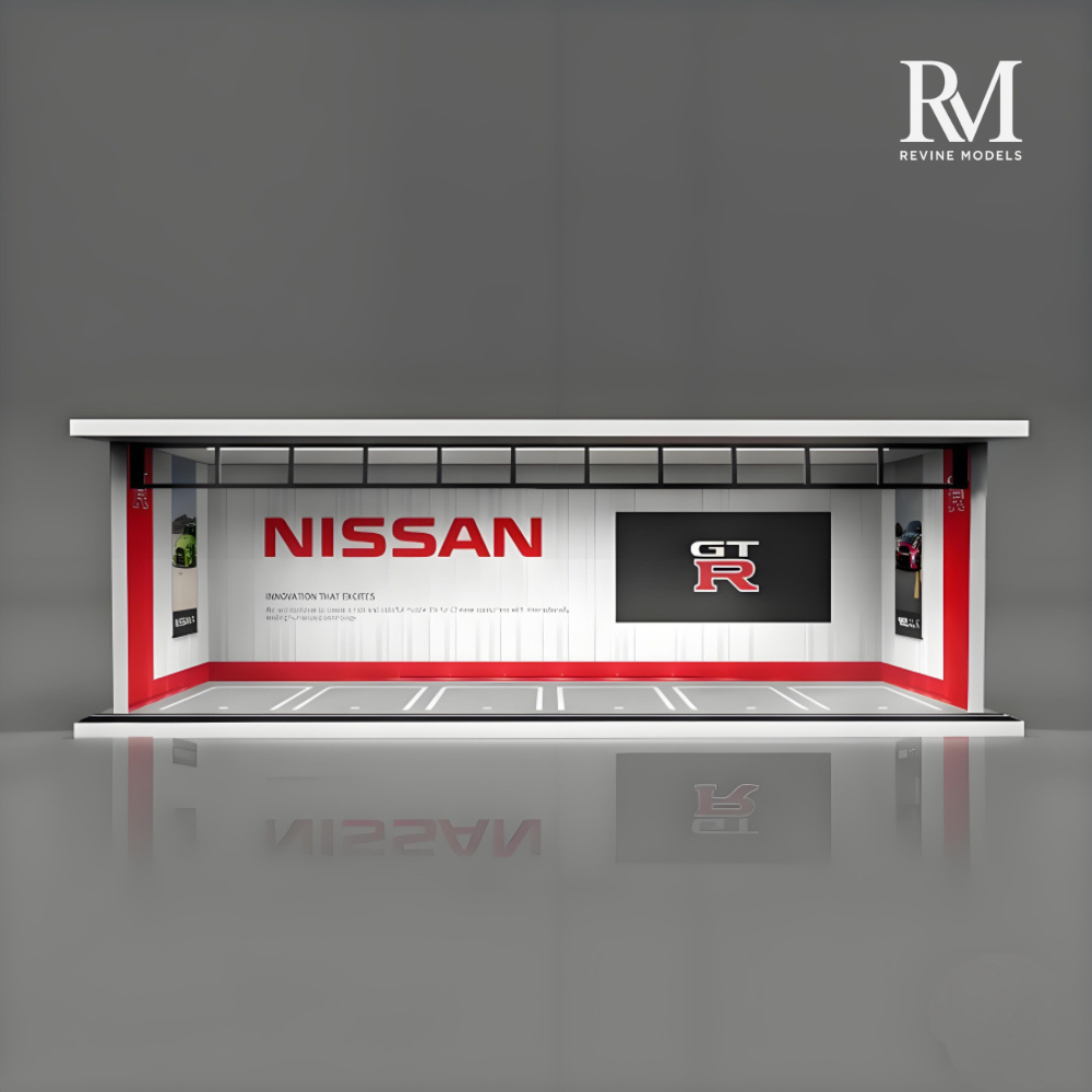 Hot Wheels Display Case 1/64 Scale LED Garage – Diecast Car Display for Collectors