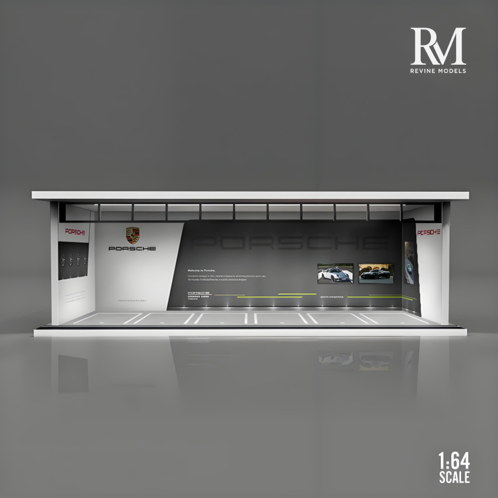 Hot Wheels Display Case 1/64 Scale LED Garage – Diecast Car Display for Collectors