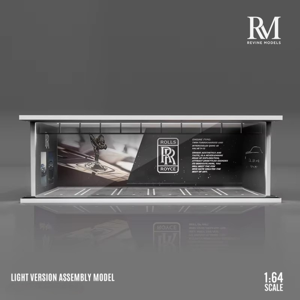 Hot Wheels Display Case 1/64 Scale LED Garage – Diecast Car Display for Collectors